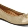 Vionic Women's Minna Ballet Flat Gold