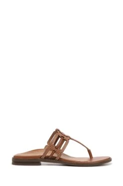 Vionic Alvana Brown Leather Sandals