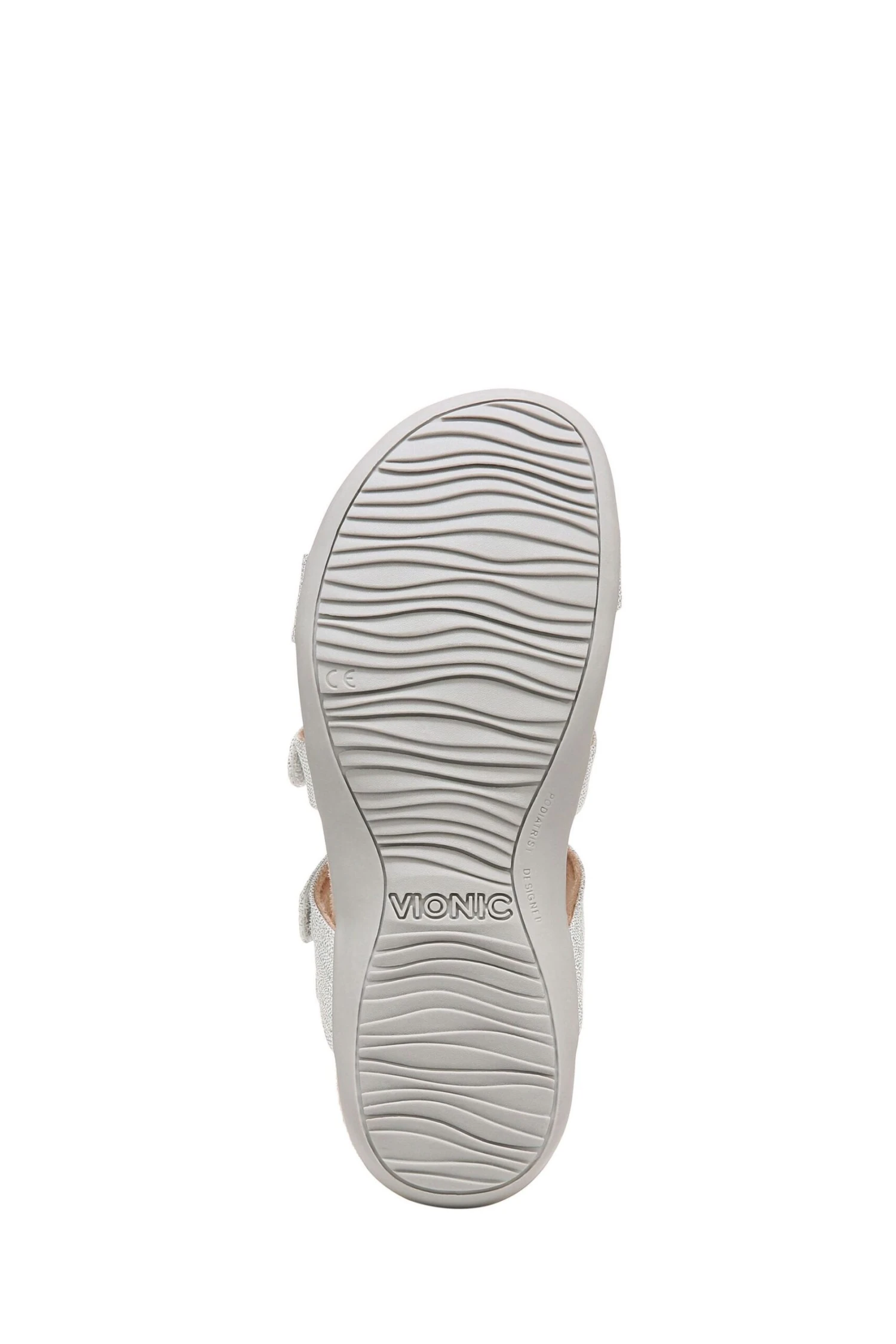 Vionic Natural Amber Metallic Linen Sandals - Image 6