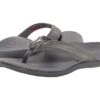 Vionic Women's Tide II Toe Post Sandals Pewter Metallic