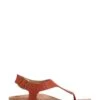 Vionic Orange Terra Clay Tumbled Leather Sandals