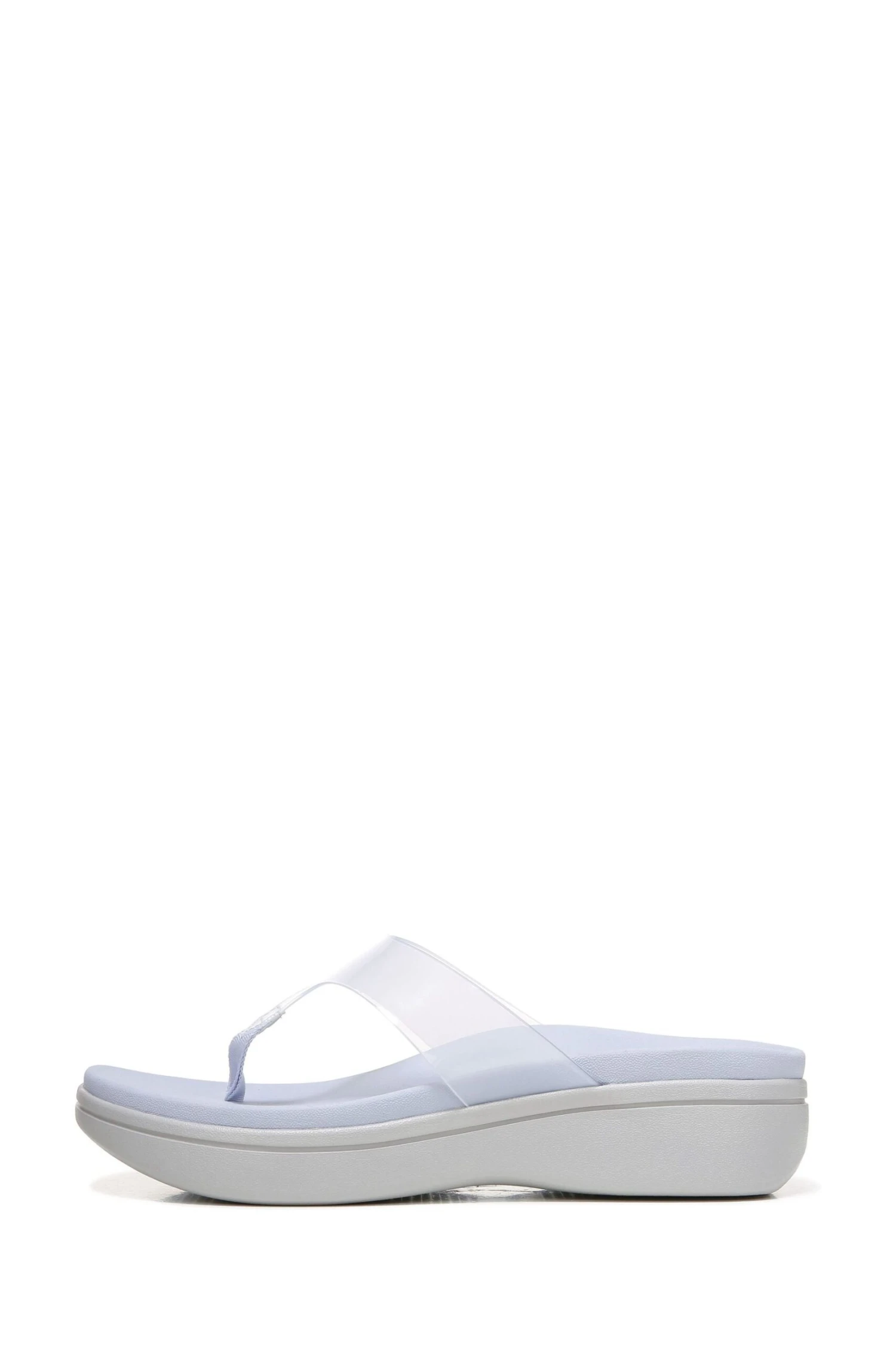 Vionic Luminous Blue Thong Wedge Sandals - Image 2