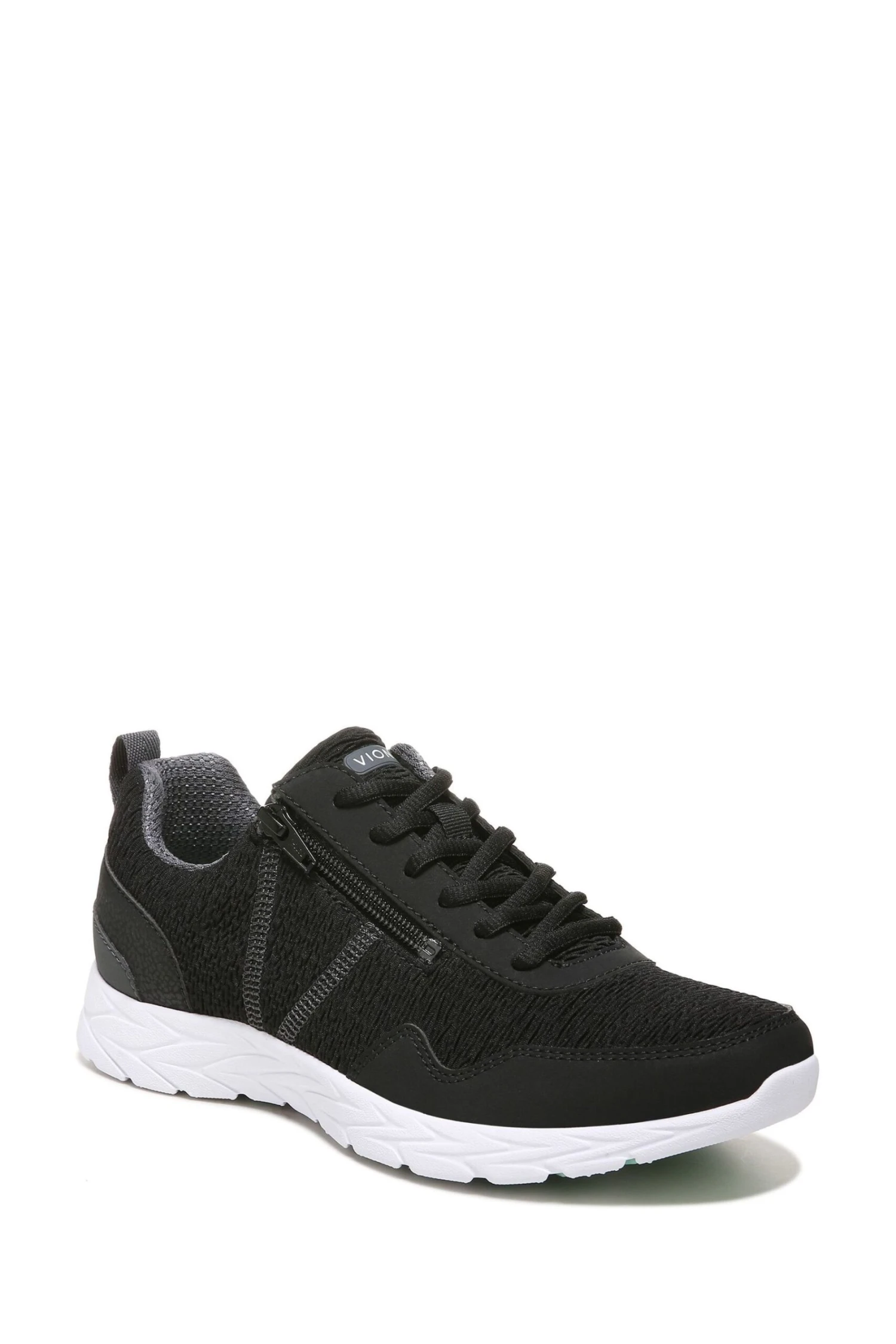 Vionic Jetta Black Lace Up Trainers - Image 3