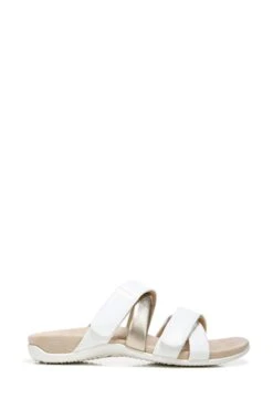 Vionic Hadlie White Slider Sandals