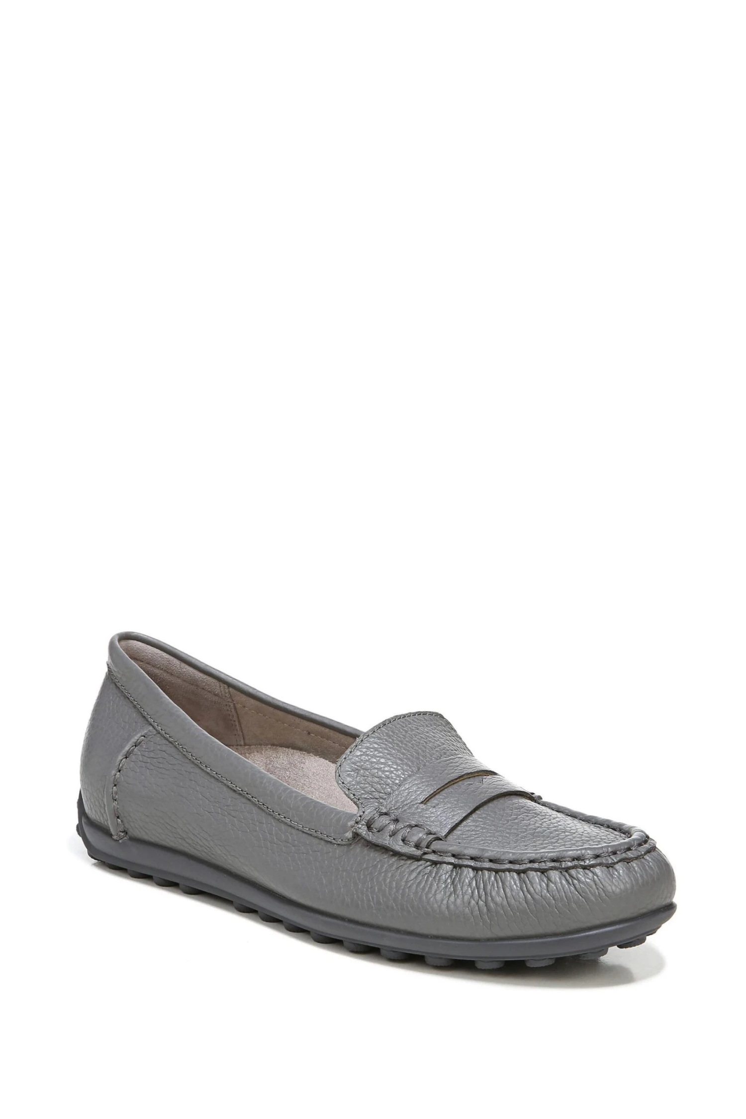 Vionic Charcoal Grey Tumbled Marcy Slip On Shoes - Image 3