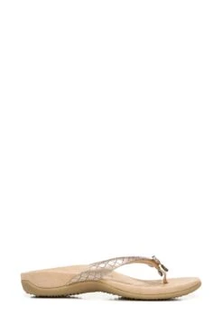 Vionic Gold Bella Thong Sandals
