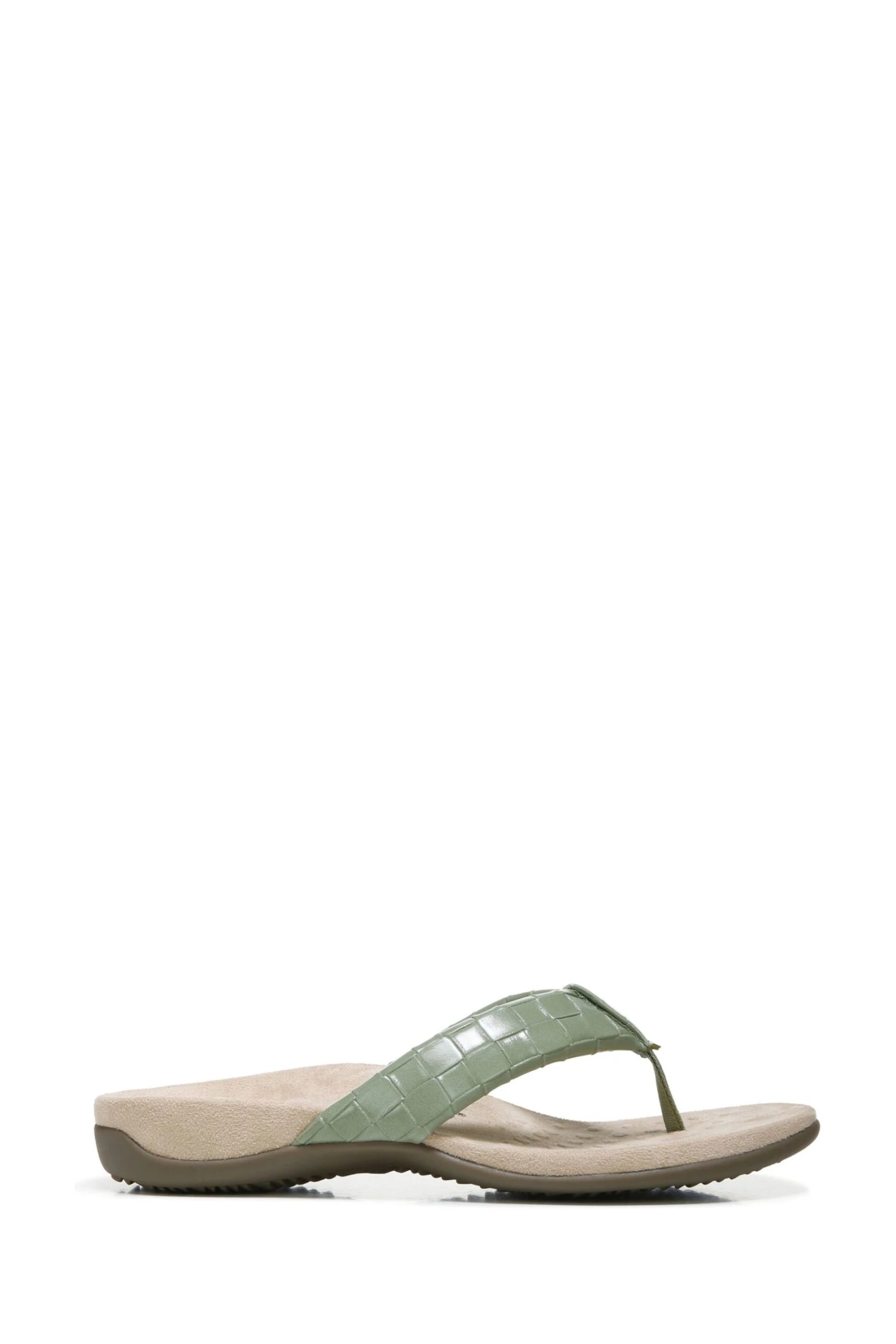Vionic Green Layne Thong Sandals