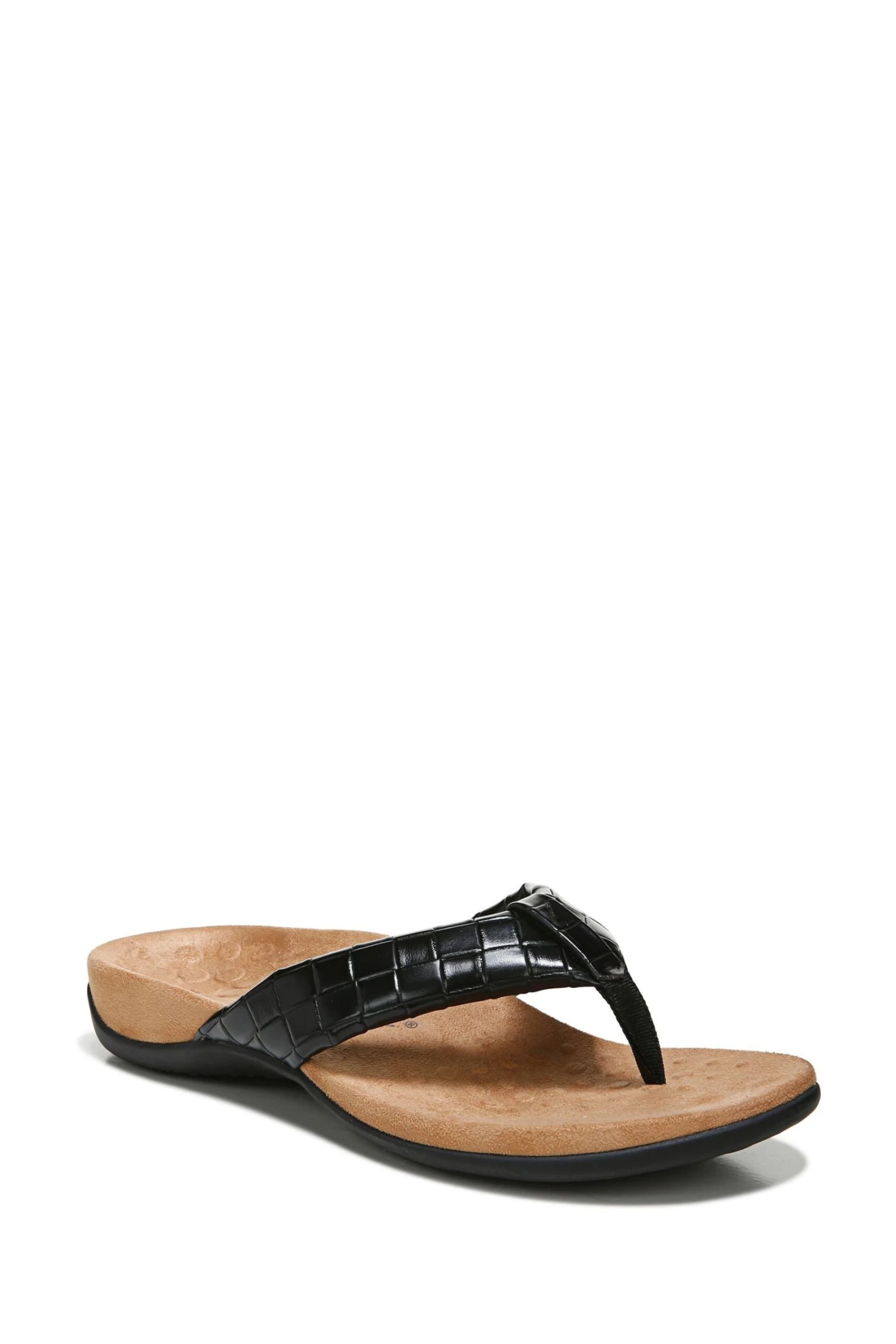 Vionic Layne Black Thong Sandals - Image 3