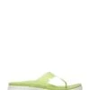Vionic Green Luminous Thong Wedge Sandals