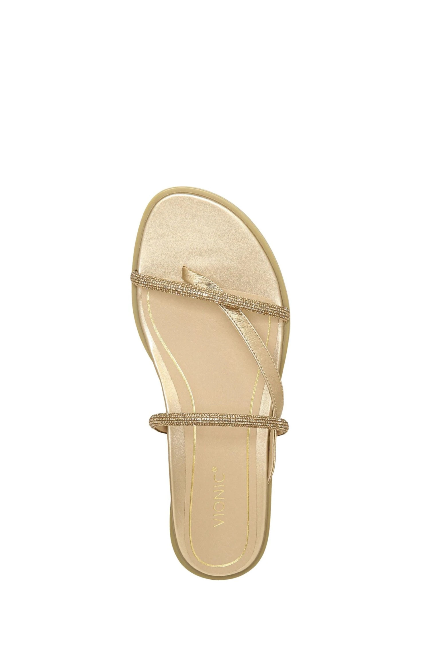 Vionic Gold Prism Slide Sandals - Image 5