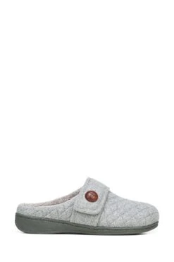 Vionic Grey Carlin Mule Slippers