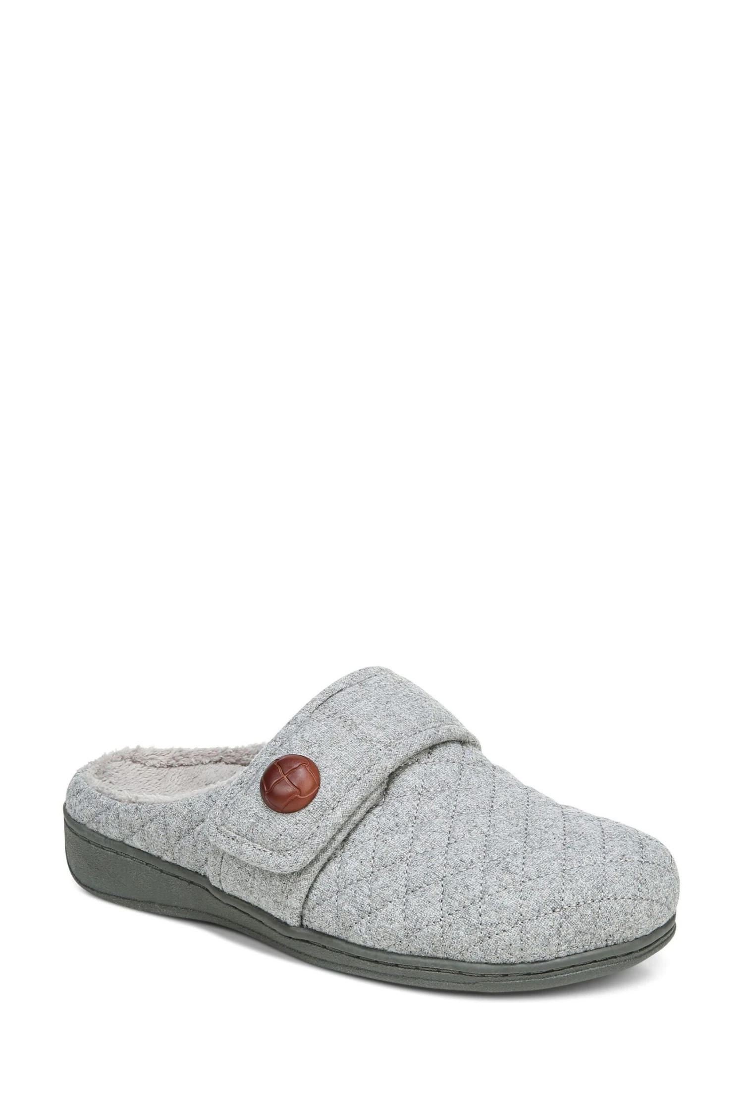 Vionic Grey Carlin Mule Slippers - Image 3