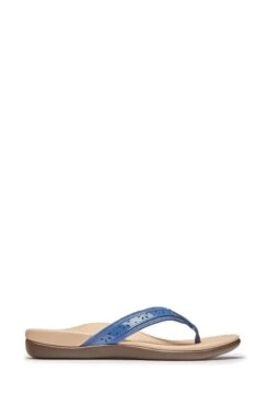 Vionic Indigo Blue Casandra Thong Toe Post Sandals