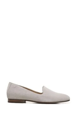 Vionic Dark Grey Willa Taupe Suede Slip On Shoes