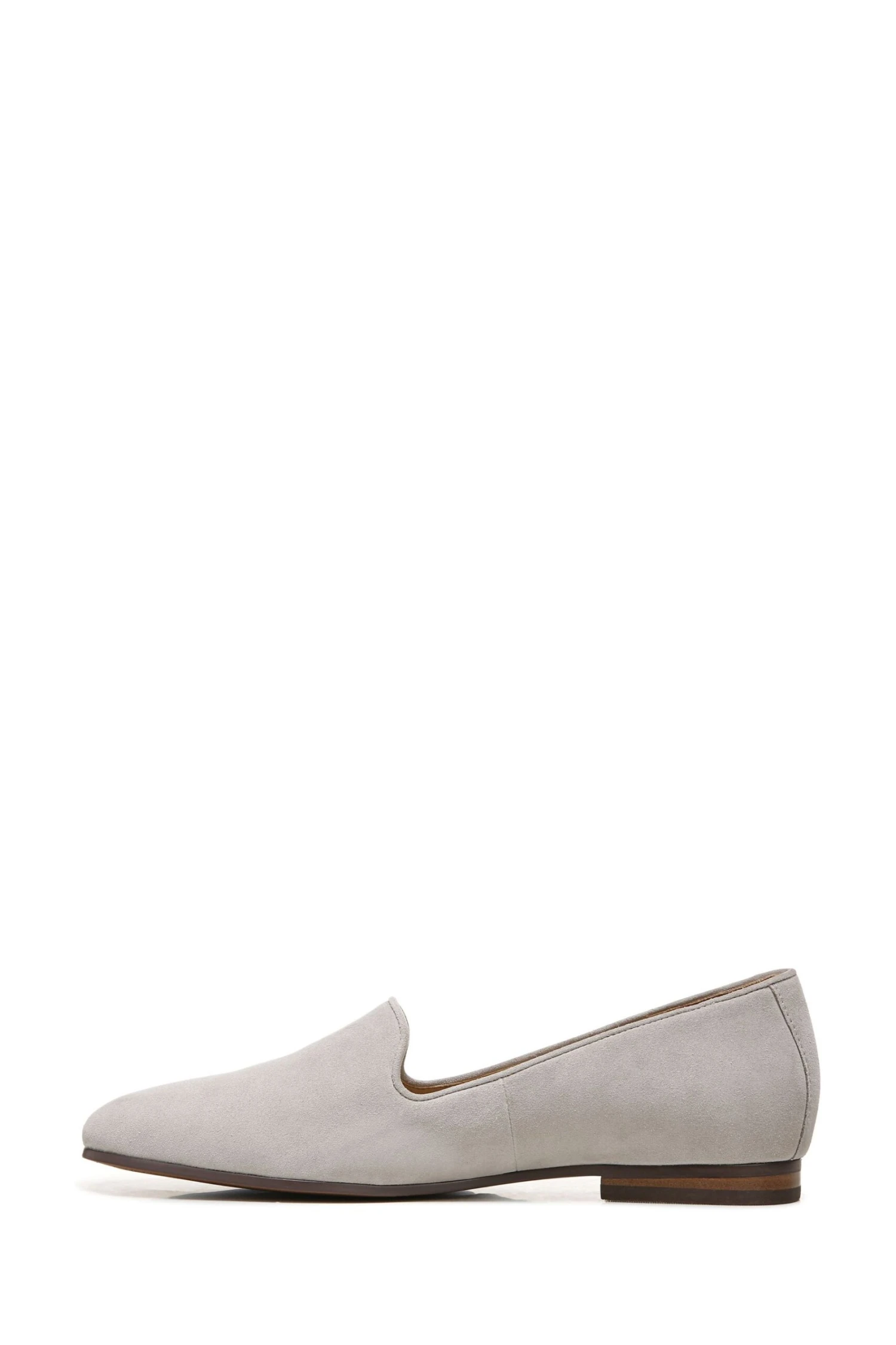 Vionic Dark Grey Willa Taupe Suede Slip On Shoes - Image 2