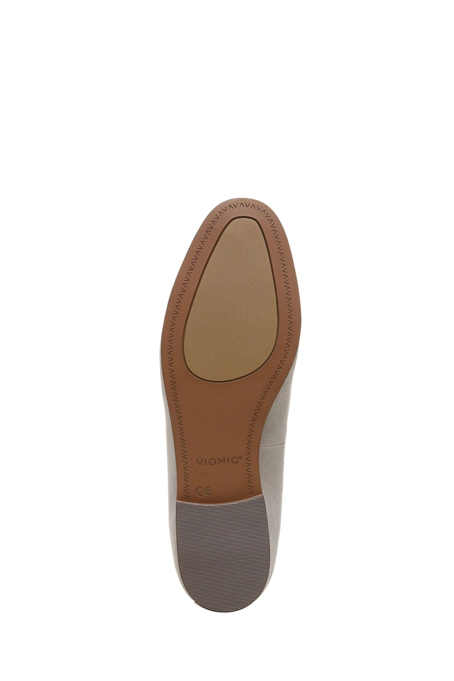 Vionic Dark Grey Willa Taupe Suede Slip On Shoes - Image 7