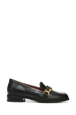 Vionic Mizelle Black Leather Slip-On Shoes