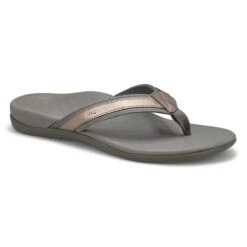 Vionic Women's Tide II Flip Flop - Pewter