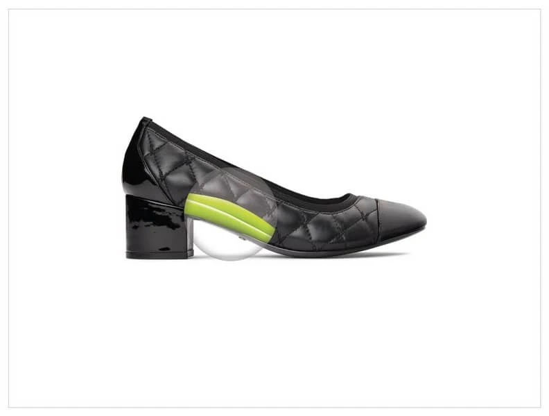 Vionic Women's Ruby Block Heel Black Leather - Image 4