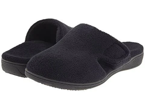 Vionic Women's Gemma Mule Hook & Loop Slippers Black - Image 2