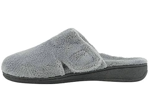 Vionic Women's Gemma Mule Hook & Loop Slippers Light Gray - Image 3