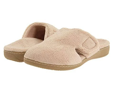 Vionic Women's Gemma Mule Hook & Loop Slippers Tan - Image 2