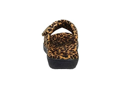 Vionic Women's Relax Hook & Loop Slippers Tan Leopard - Image 6