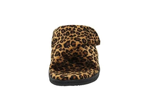 Vionic Women's Relax Hook & Loop Slippers Tan Leopard - Image 4